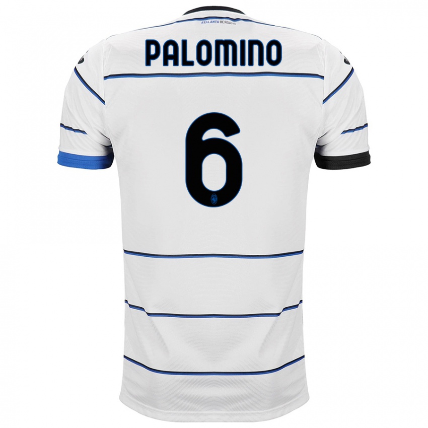 Enfant Maillot José Luis Palomino #6 Blanc Tenues Extérieur 2023/24 T-Shirt Suisse