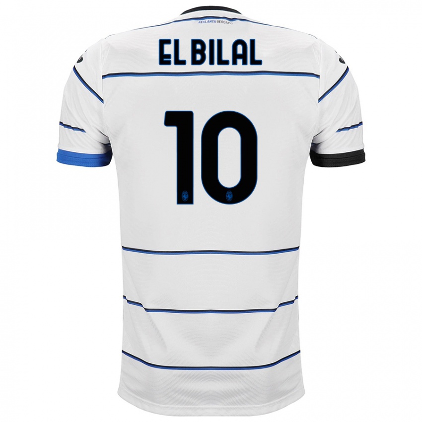 Enfant Maillot El Bilal Touré #10 Blanc Tenues Extérieur 2023/24 T-Shirt Suisse