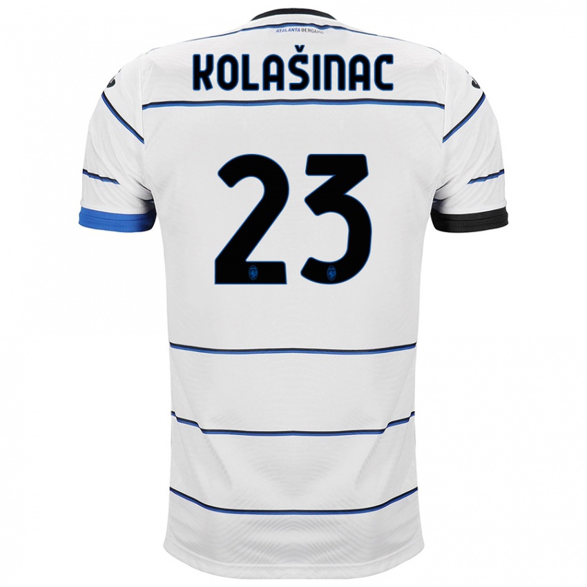 Enfant Maillot Sead Kolasinac #23 Blanc Tenues Extérieur 2023/24 T-Shirt Suisse