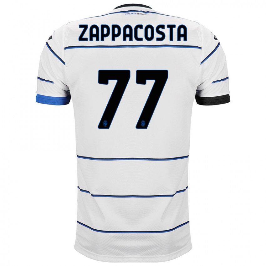 Enfant Maillot Davide Zappacosta #77 Blanc Tenues Extérieur 2023/24 T-Shirt Suisse