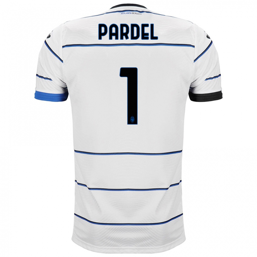 Enfant Maillot Piotr Pardel #1 Blanc Tenues Extérieur 2023/24 T-Shirt Suisse