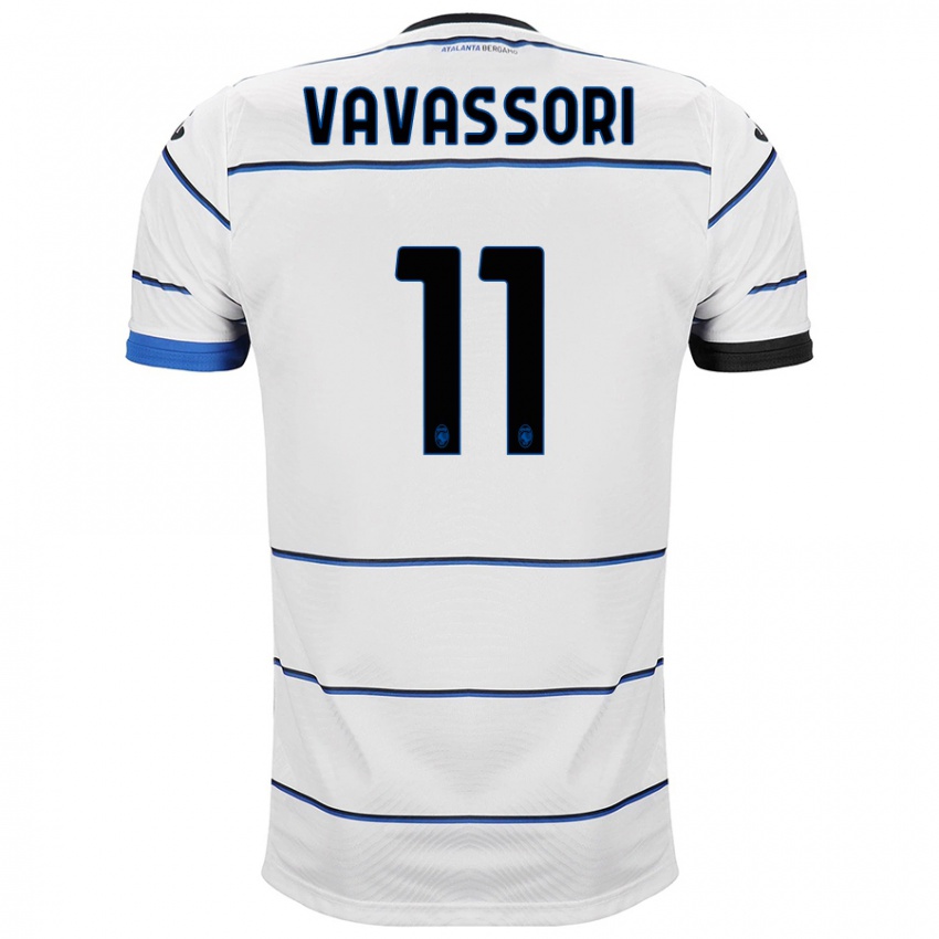 Enfant Maillot Dominic Vavassori #11 Blanc Tenues Extérieur 2023/24 T-Shirt Suisse