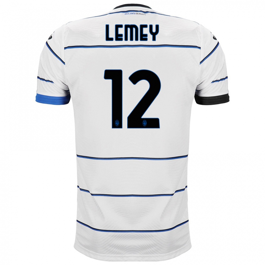 Enfant Maillot Diede Lemey #12 Blanc Tenues Extérieur 2023/24 T-Shirt Suisse