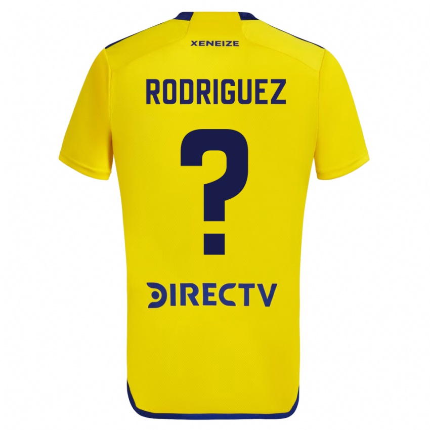 Kinder Román Rodríguez #0 Gelb Auswärtstrikot Trikot 2023/24 T-Shirt Schweiz