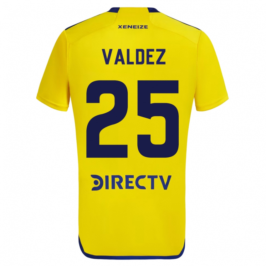 Kinder Bruno Valdez #25 Gelb Auswärtstrikot Trikot 2023/24 T-Shirt Schweiz