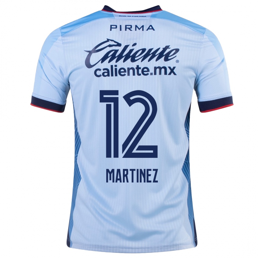 Enfant Maillot Jose Joaquin Martinez #12 Bleu Ciel Tenues Extérieur 2023/24 T-Shirt Suisse