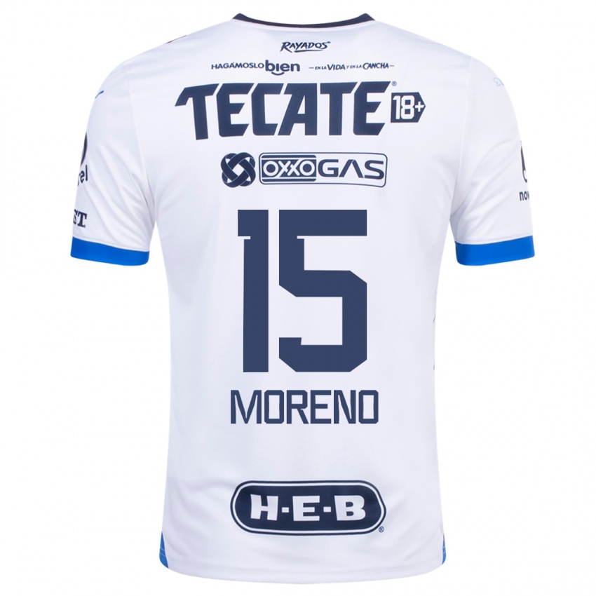 Kinder Héctor Moreno #15 Weiß Auswärtstrikot Trikot 2023/24 T-Shirt Schweiz