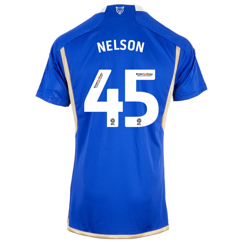 Herren Ben Nelson #45 Königsblau Heimtrikot Trikot 2023/24 T-Shirt Schweiz