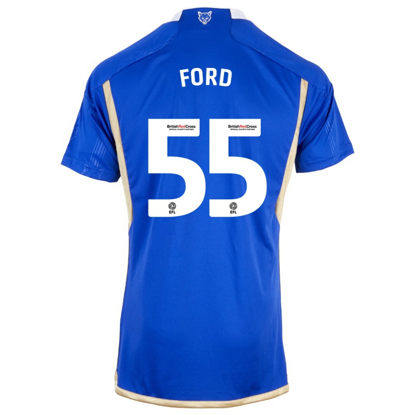 Herren Harvey Godsmark Ford #55 Königsblau Heimtrikot Trikot 2023/24 T-Shirt Schweiz