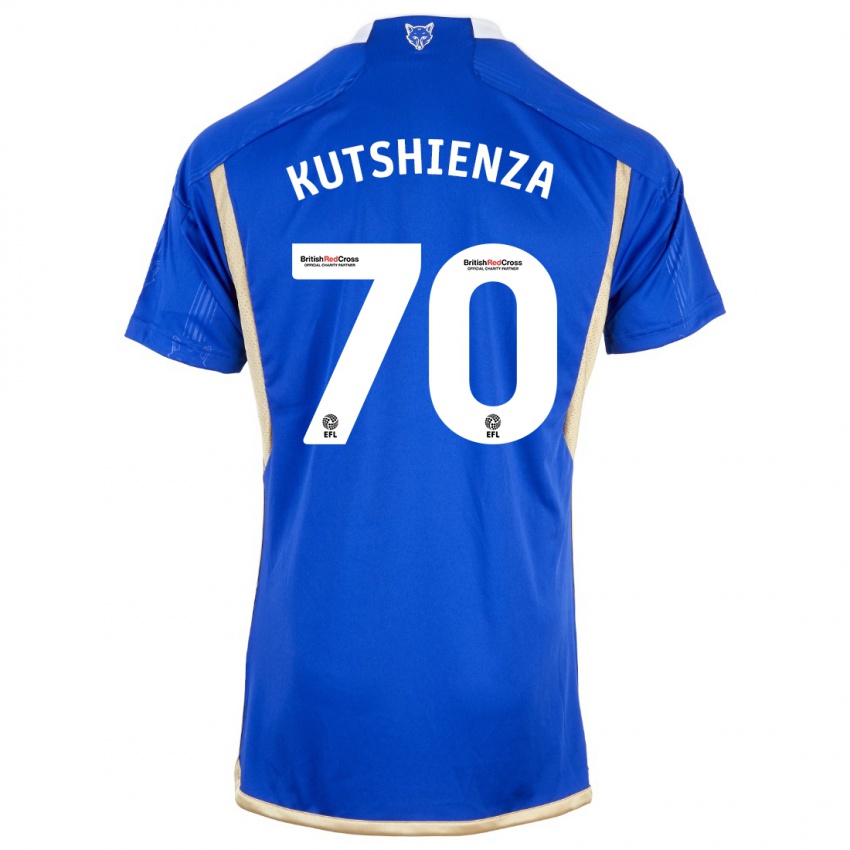 Herren Jesper Kutshienza #70 Königsblau Heimtrikot Trikot 2023/24 T-Shirt Schweiz