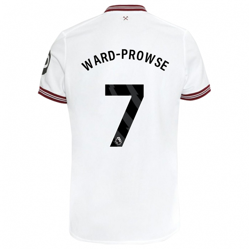 Herren James Ward-Prowse #7 Weiß Auswärtstrikot Trikot 2023/24 T-Shirt Schweiz