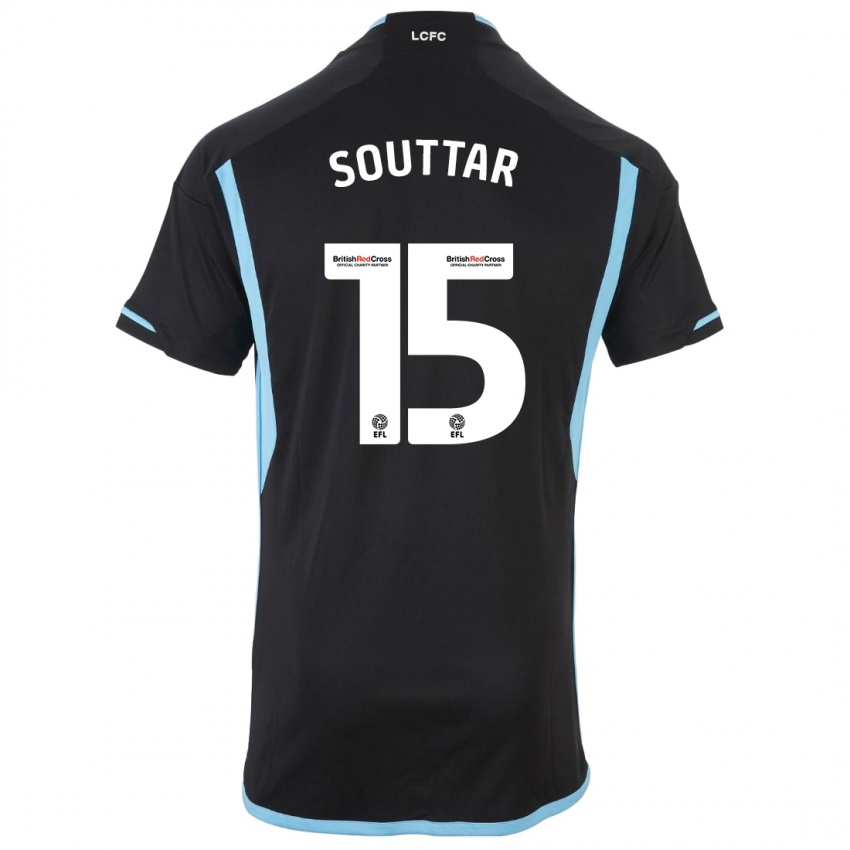 Herren Harry Souttar #15 Schwarz Auswärtstrikot Trikot 2023/24 T-Shirt Schweiz
