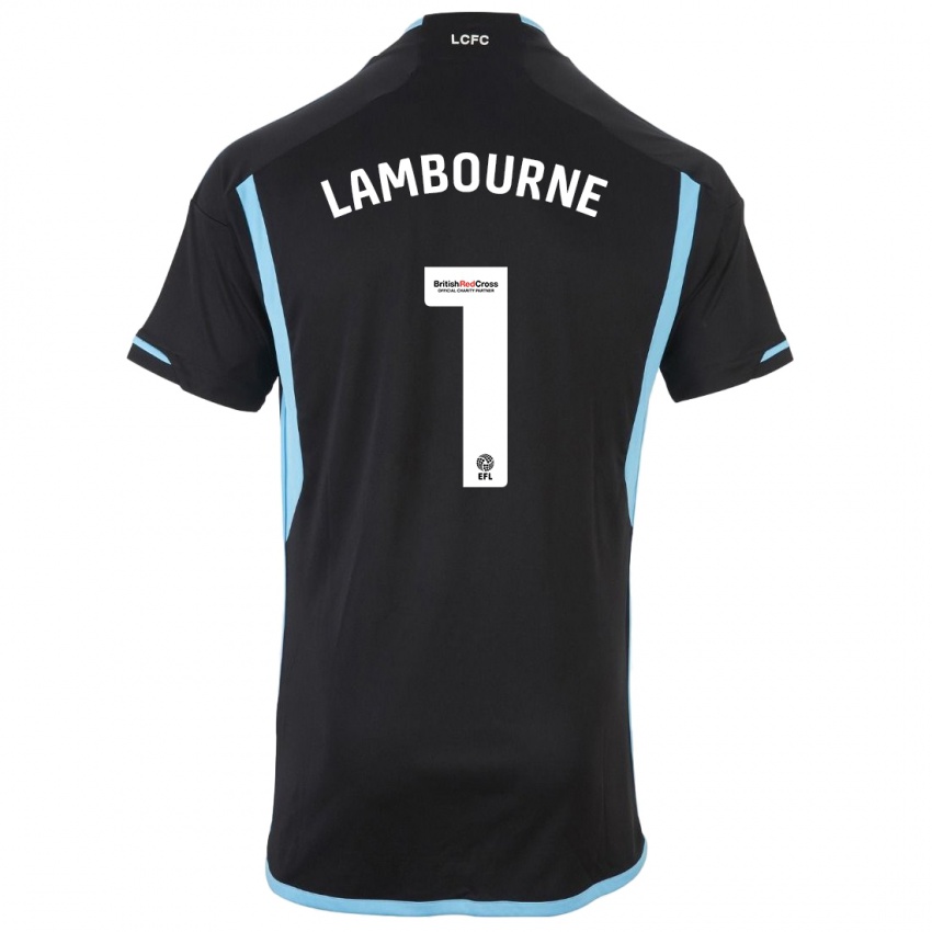 Herren Demi Lambourne #1 Schwarz Auswärtstrikot Trikot 2023/24 T-Shirt Schweiz