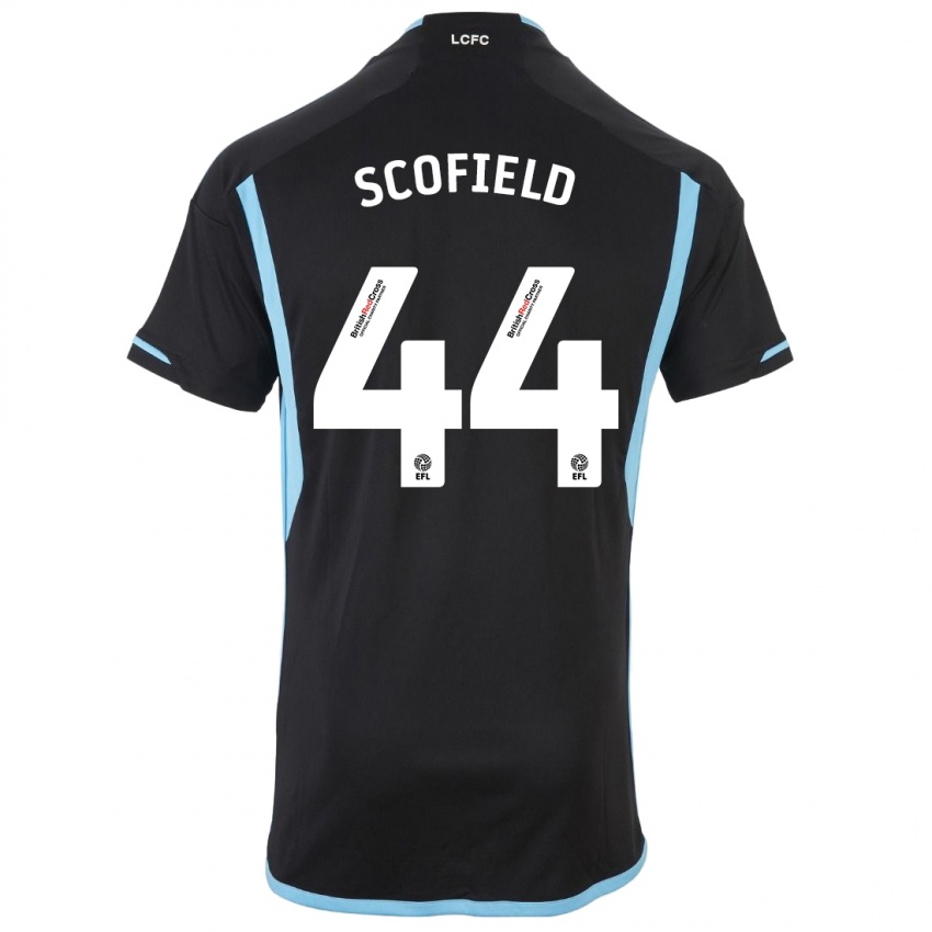 Herren Connie Scofield #44 Schwarz Auswärtstrikot Trikot 2023/24 T-Shirt Schweiz