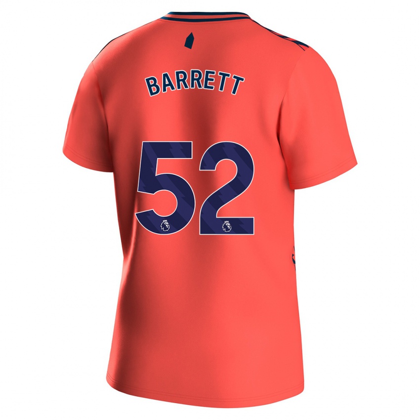 Herren Jack Barrett #52 Koralle Auswärtstrikot Trikot 2023/24 T-Shirt Schweiz