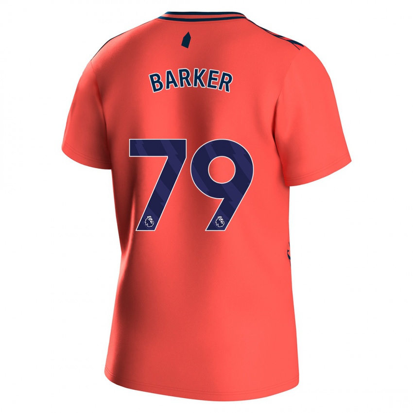 Herren Owen Barker #79 Koralle Auswärtstrikot Trikot 2023/24 T-Shirt Schweiz