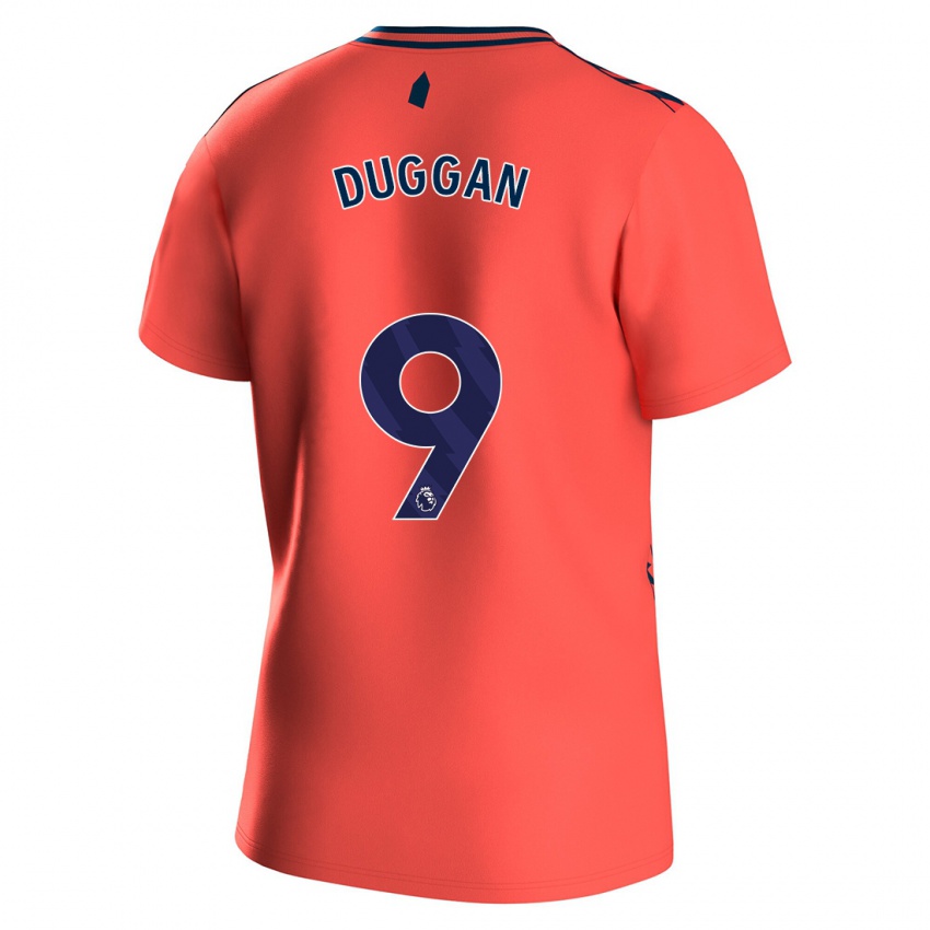 Herren Toni Duggan #9 Koralle Auswärtstrikot Trikot 2023/24 T-Shirt Schweiz