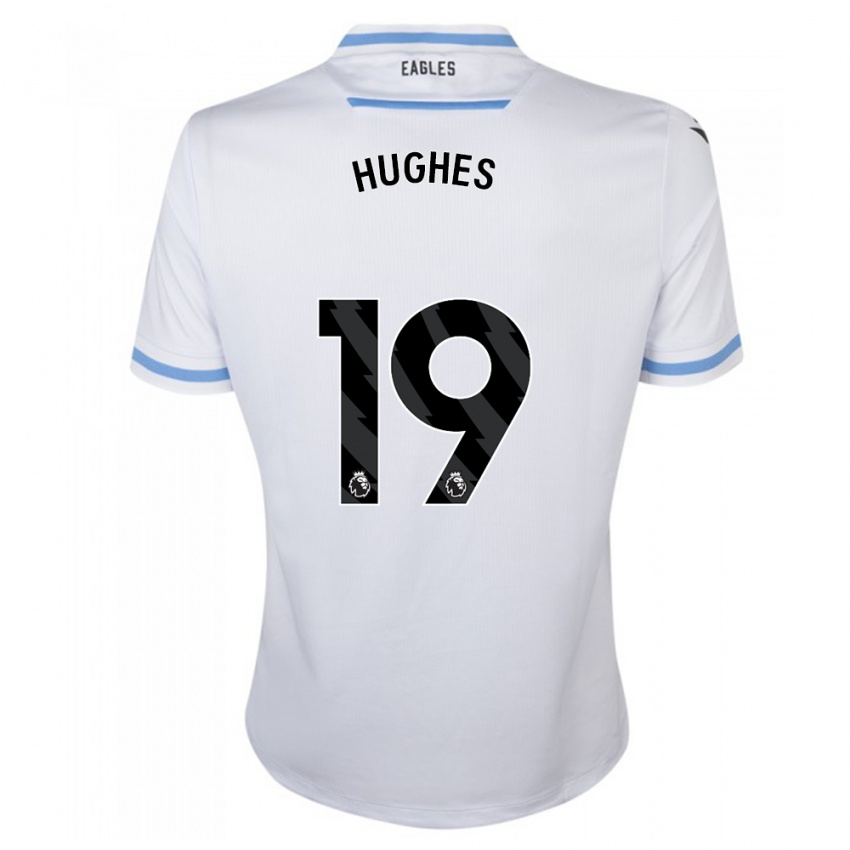 Homme Maillot Will Hughes #19 Blanc Tenues Extérieur 2023/24 T-Shirt Suisse