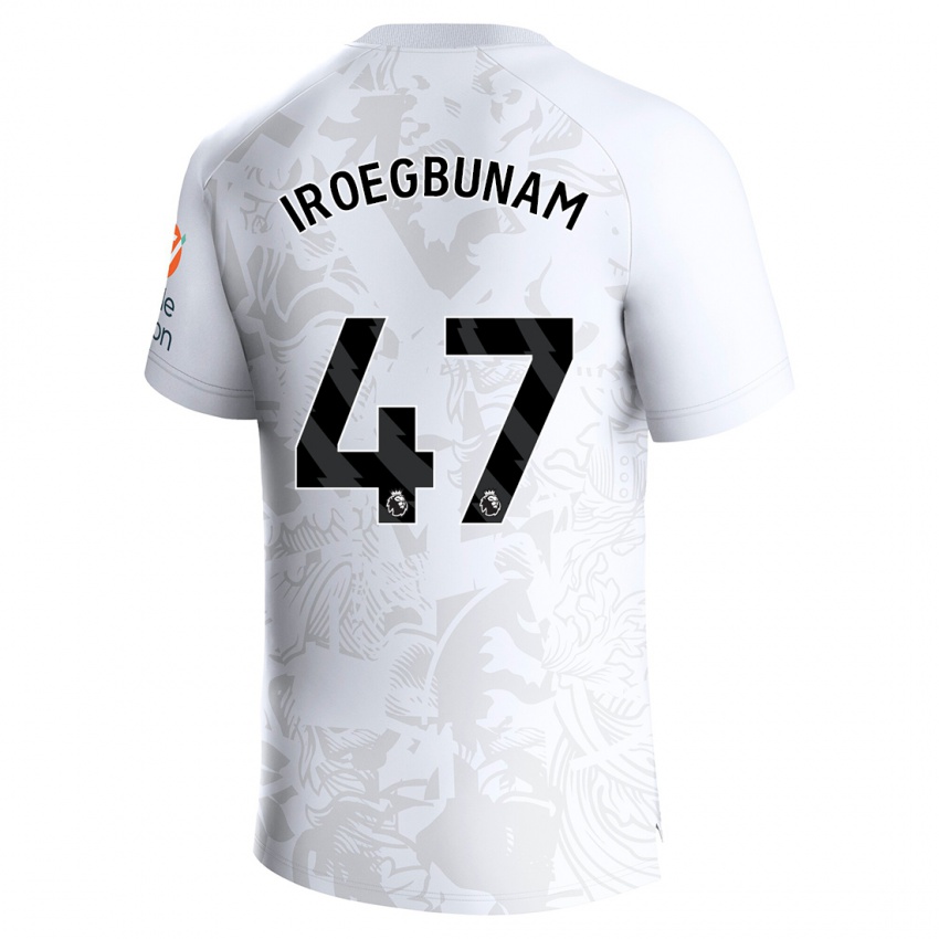 Herren Tim Iroegbunam #47 Weiß Auswärtstrikot Trikot 2023/24 T-Shirt Schweiz