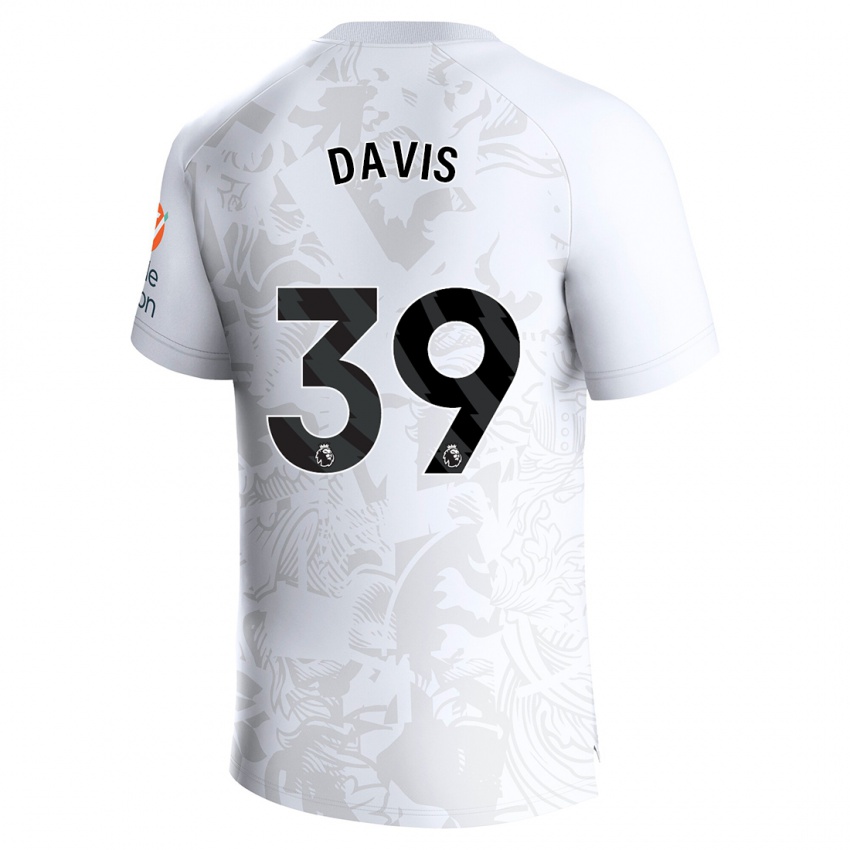 Homme Maillot Keinan Davis #39 Blanc Tenues Extérieur 2023/24 T-Shirt Suisse
