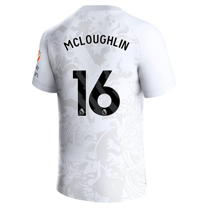 Homme Maillot Olivia Mcloughlin #16 Blanc Tenues Extérieur 2023/24 T-Shirt Suisse