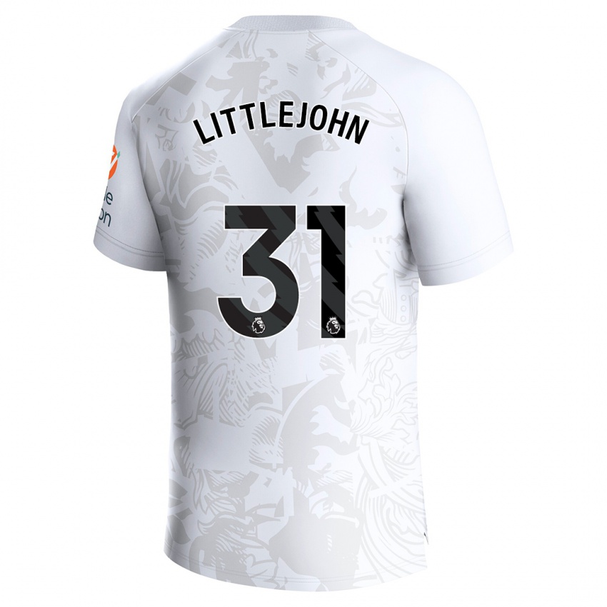 Herren Ruesha Littlejohn #31 Weiß Auswärtstrikot Trikot 2023/24 T-Shirt Schweiz