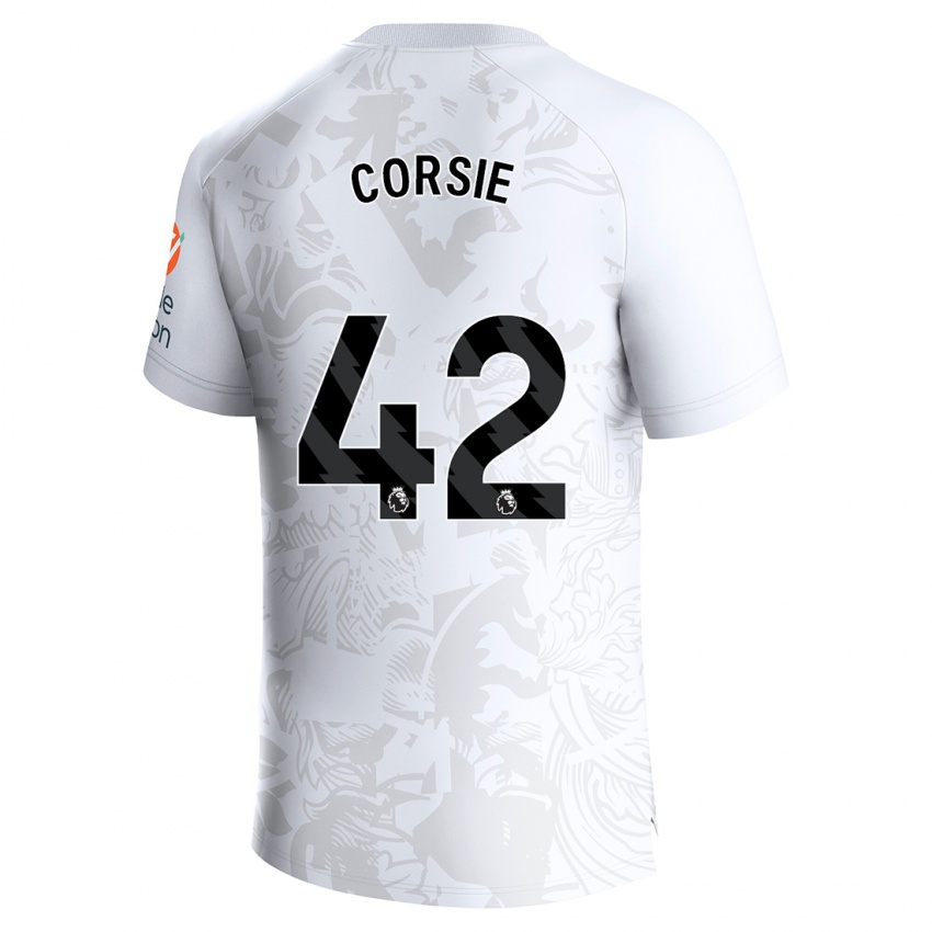 Herren Rachel Corsie #42 Weiß Auswärtstrikot Trikot 2023/24 T-Shirt Schweiz