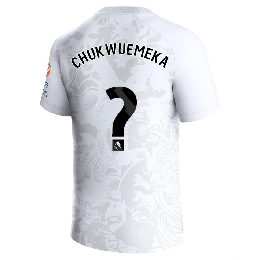 Homme Maillot Caleb Chukwuemeka #0 Blanc Tenues Extérieur 2023/24 T-Shirt Suisse