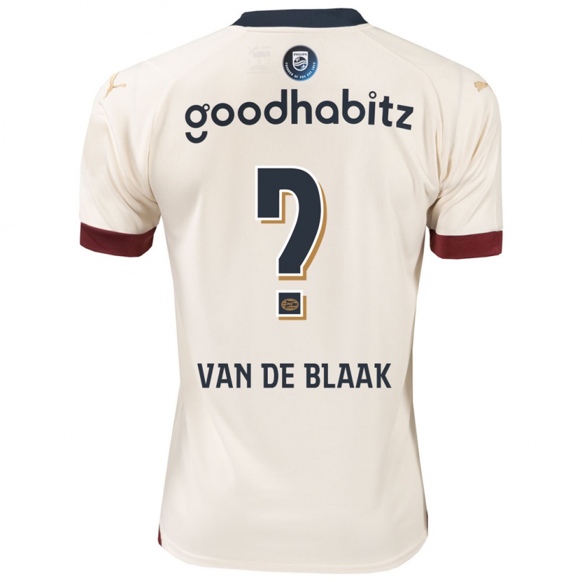 Homme Maillot Emmanuel Van De Blaak #0 Blanc Cassé Tenues Extérieur 2023/24 T-Shirt Suisse