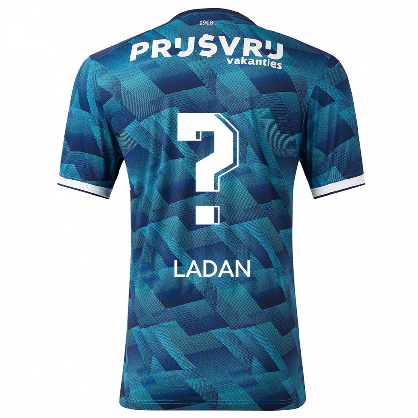 Herren Delano Ladan #0 Blau Auswärtstrikot Trikot 2023/24 T-Shirt Schweiz