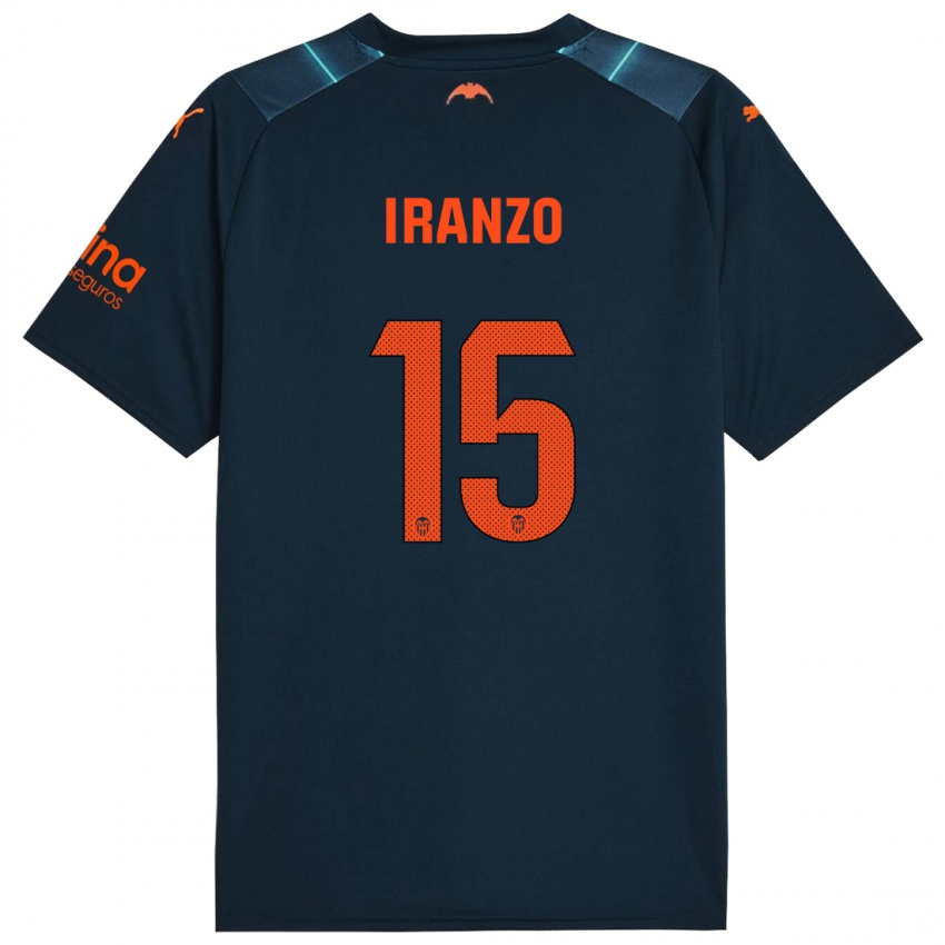 Herren Rubén Iranzo #15 Marineblau Auswärtstrikot Trikot 2023/24 T-Shirt Schweiz