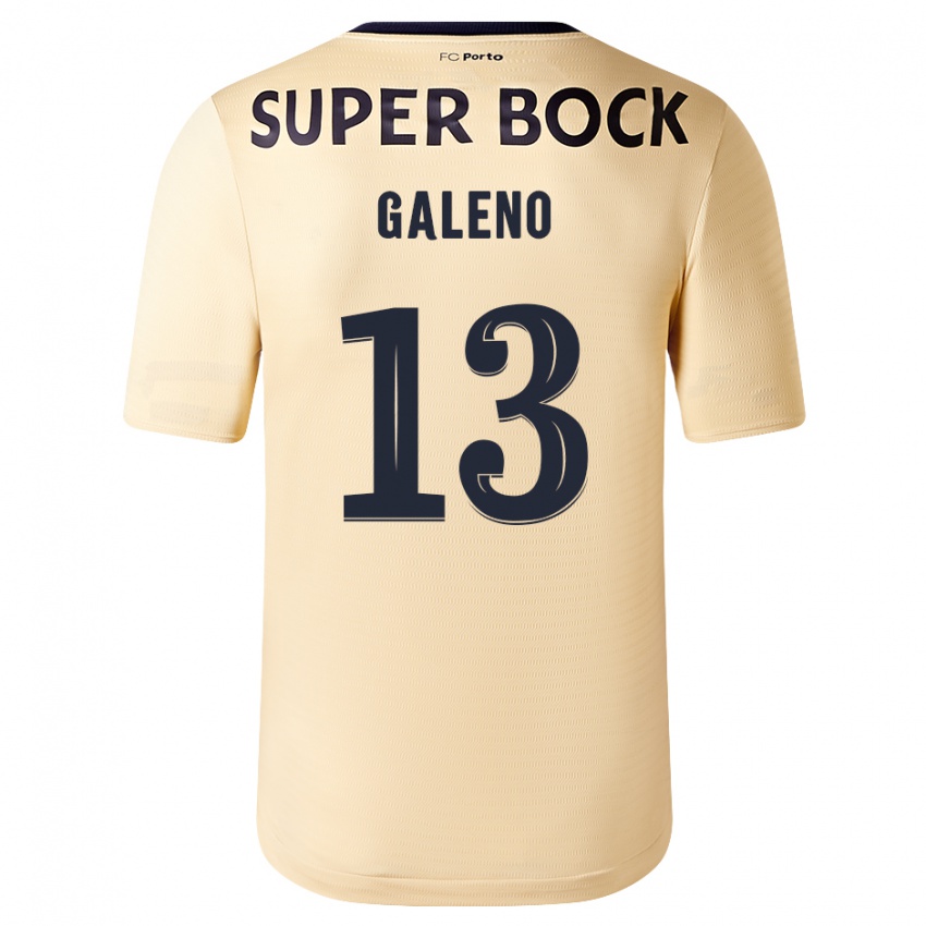 Homme Maillot Galeno #13 Beige-Doré Tenues Extérieur 2023/24 T-Shirt Suisse