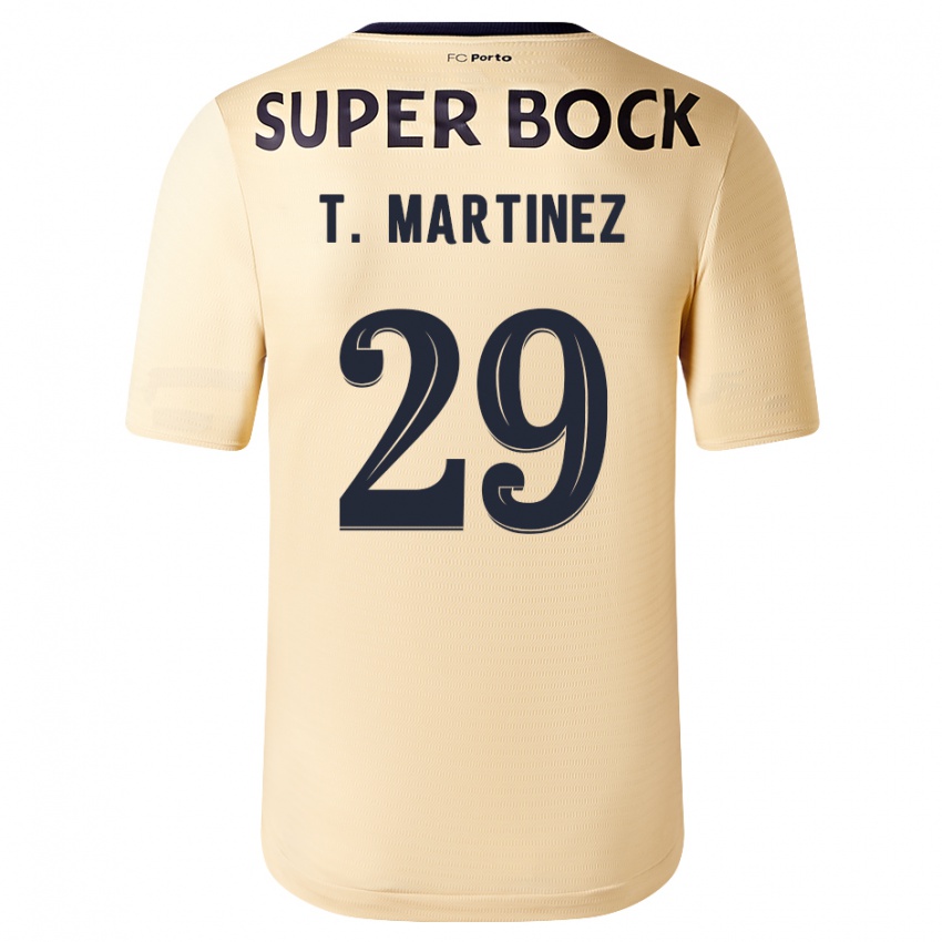 Herren Toni Martinez #29 Beige-Gold Auswärtstrikot Trikot 2023/24 T-Shirt Schweiz
