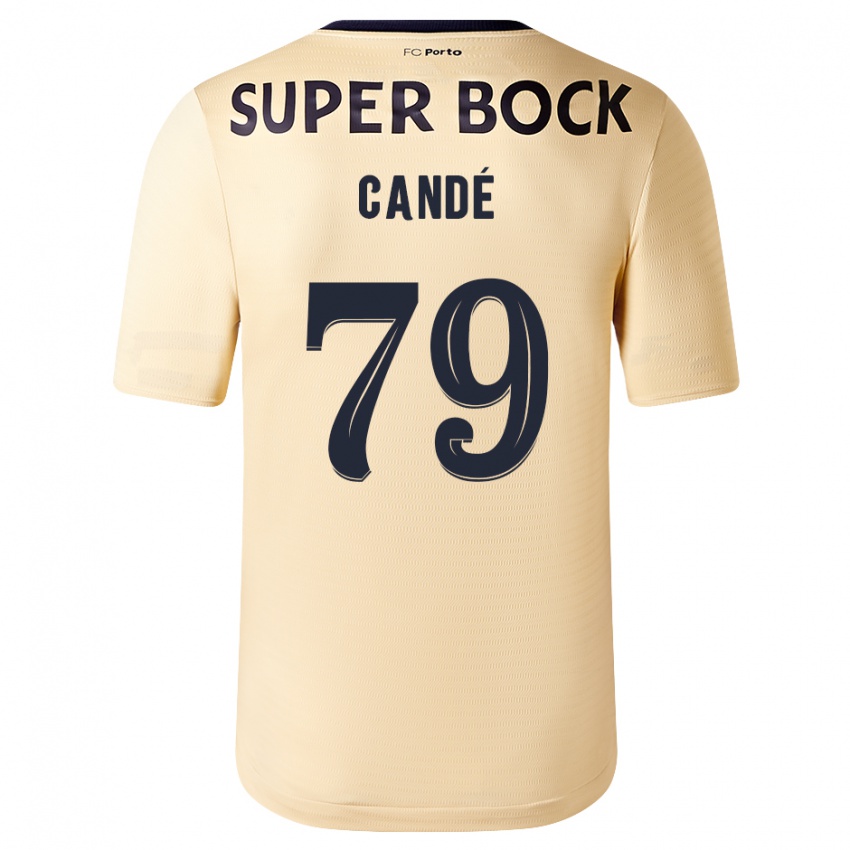 Herren Umaro Candé #79 Beige-Gold Auswärtstrikot Trikot 2023/24 T-Shirt Schweiz