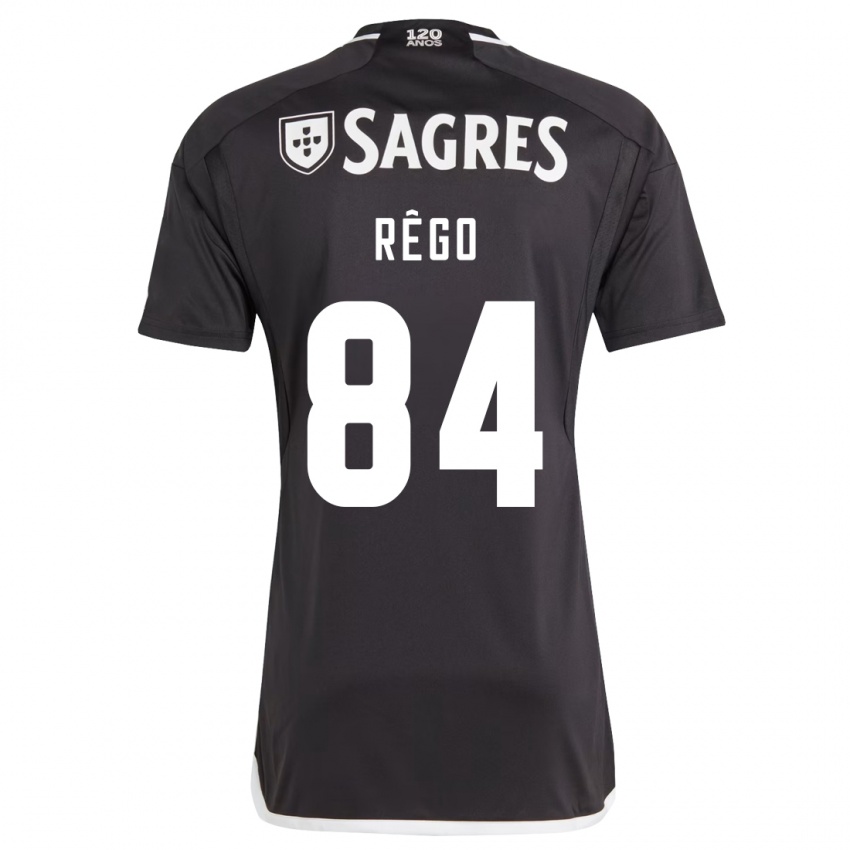 Herren João Rêgo #84 Schwarz Auswärtstrikot Trikot 2023/24 T-Shirt Schweiz
