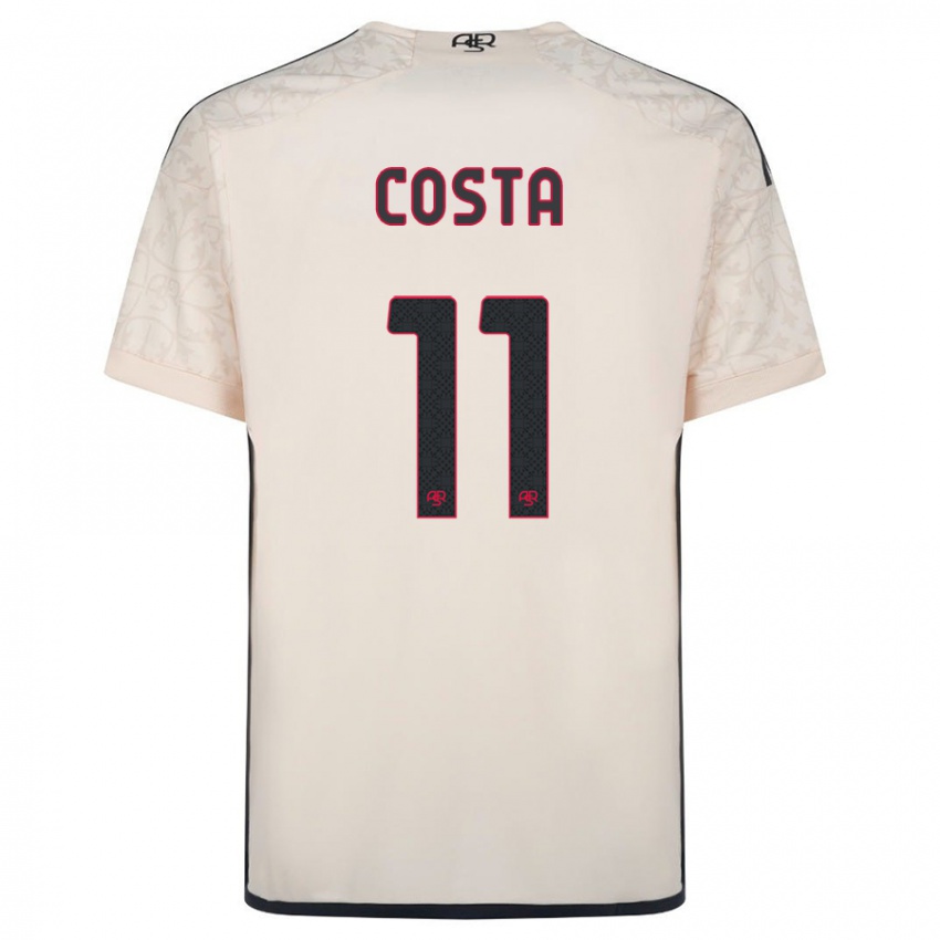 Herren João Costa #11 Cremefarben Auswärtstrikot Trikot 2023/24 T-Shirt Schweiz