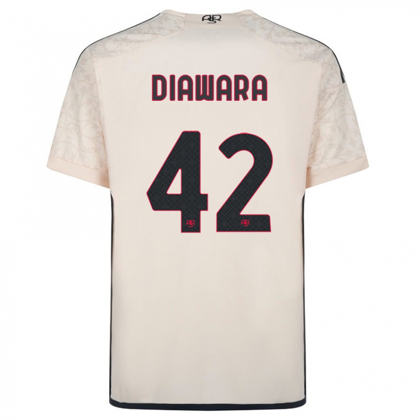 Homme Maillot Amadou Diawara #42 Blanc Cassé Tenues Extérieur 2023/24 T-Shirt Suisse
