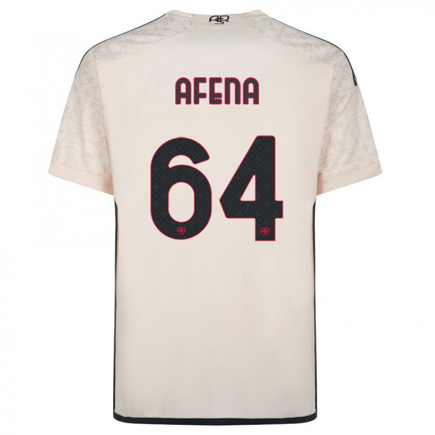 Homme Maillot Felix Afena-Gyan #64 Blanc Cassé Tenues Extérieur 2023/24 T-Shirt Suisse