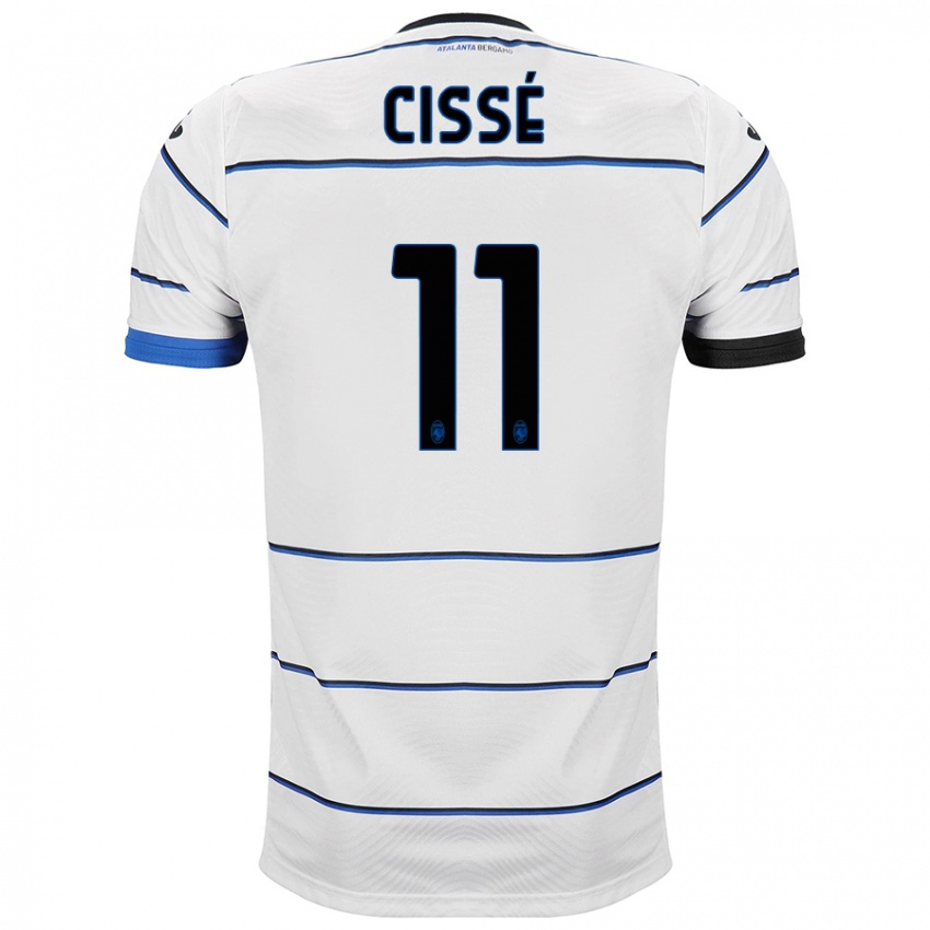 Homme Maillot Moustapha Cissé #11 Blanc Tenues Extérieur 2023/24 T-Shirt Suisse