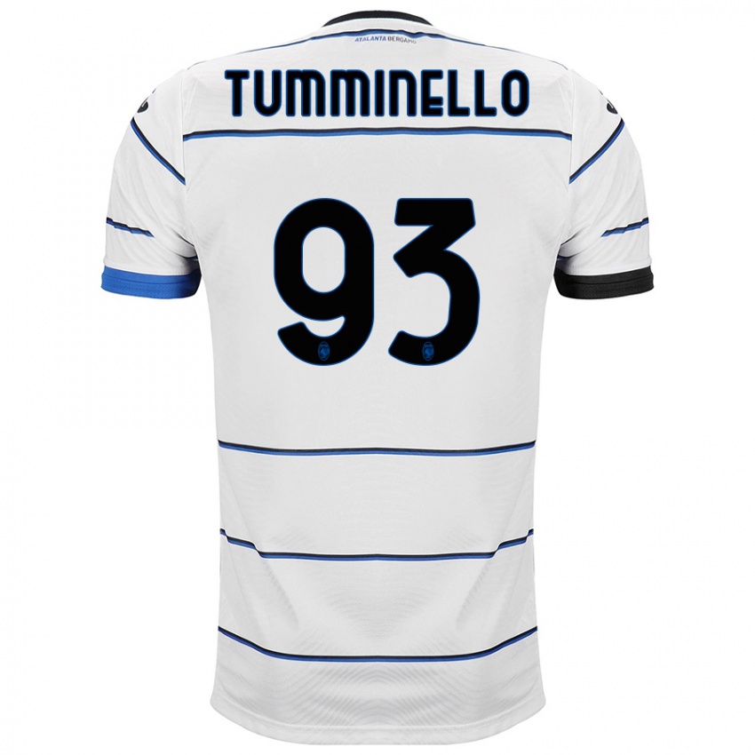 Herren Marco Tumminello #93 Weiß Auswärtstrikot Trikot 2023/24 T-Shirt Schweiz