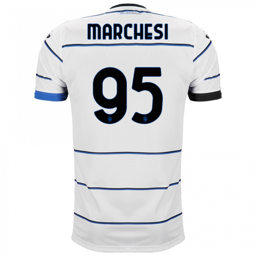 Homme Maillot Silvia Marchesi #95 Blanc Tenues Extérieur 2023/24 T-Shirt Suisse