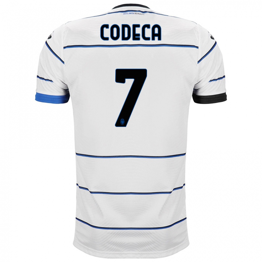 Herren Bianca Codeca #7 Weiß Auswärtstrikot Trikot 2023/24 T-Shirt Schweiz