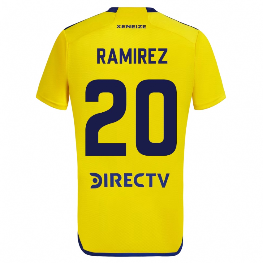 Homme Maillot Juan Ramirez #20 Jaune Tenues Extérieur 2023/24 T-Shirt Suisse