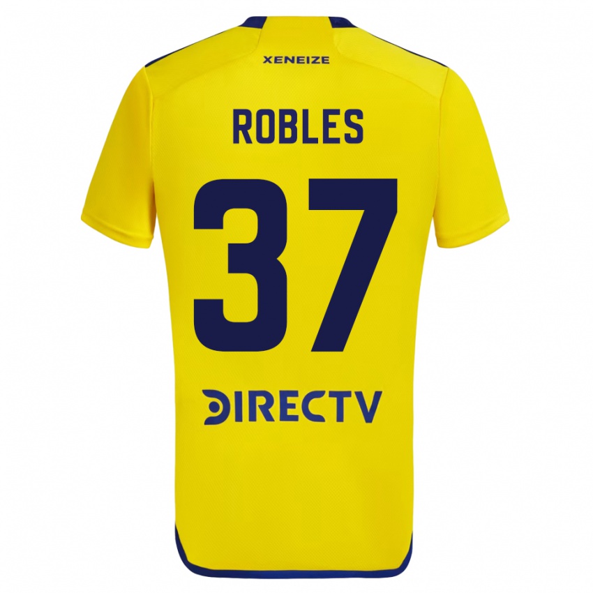 Herren Sebastián Díaz Robles #37 Gelb Auswärtstrikot Trikot 2023/24 T-Shirt Schweiz