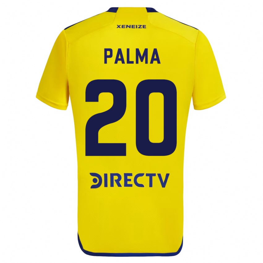 Homme Maillot Lucas Palma #20 Jaune Tenues Extérieur 2023/24 T-Shirt Suisse