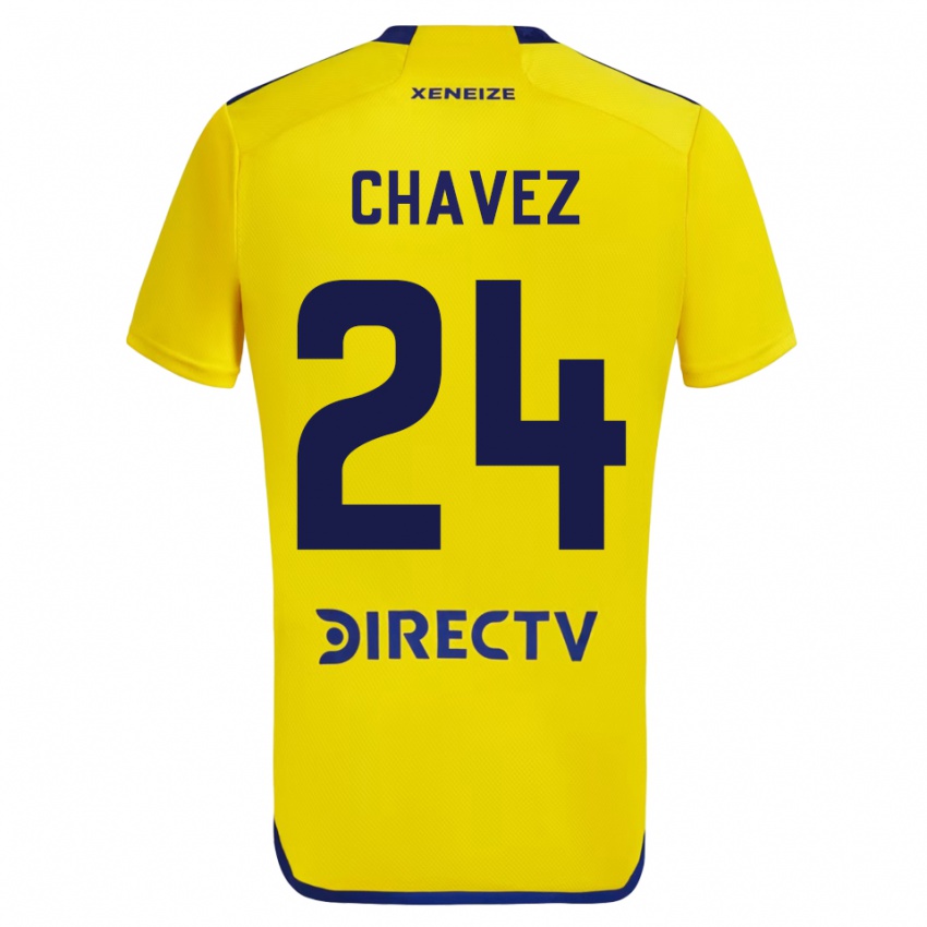 Herren Gabriela Chavez #24 Gelb Auswärtstrikot Trikot 2023/24 T-Shirt Schweiz