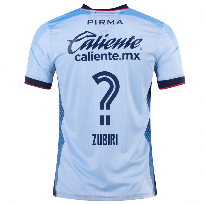 Homme Maillot Alan Zubiri #0 Bleu Ciel Tenues Extérieur 2023/24 T-Shirt Suisse