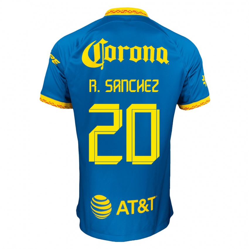 Homme Maillot Richard Sanchez #20 Bleu Tenues Extérieur 2023/24 T-Shirt Suisse