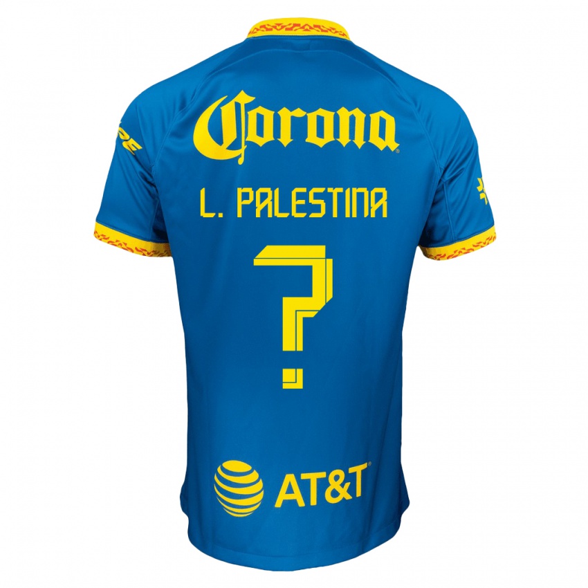 Herren Leonardo Palestina #0 Blau Auswärtstrikot Trikot 2023/24 T-Shirt Schweiz