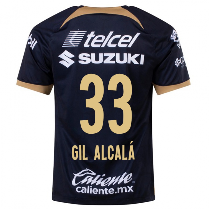 Herren Gil Alcala #33 Dunkelblau Auswärtstrikot Trikot 2023/24 T-Shirt Schweiz
